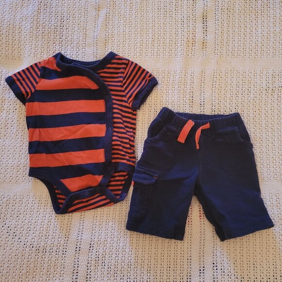 34‎ Pc Baby Boy Clothes Bundle NB Bodysuits Sleepers Pants Outfits Shorts Romper - Picture 4 of 8
